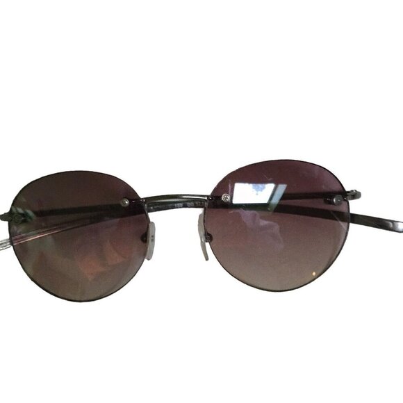 Gucci Vintage GG 1716S Made In Italy Round Rimless Sunglasses - Picture 2 of 6